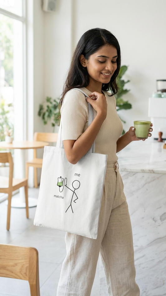 “Me + Matcha” Tote