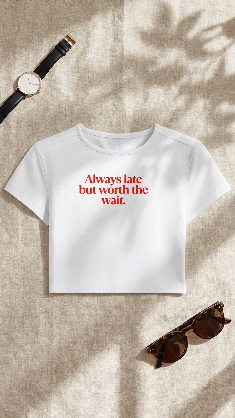 Always Late Baby Tee