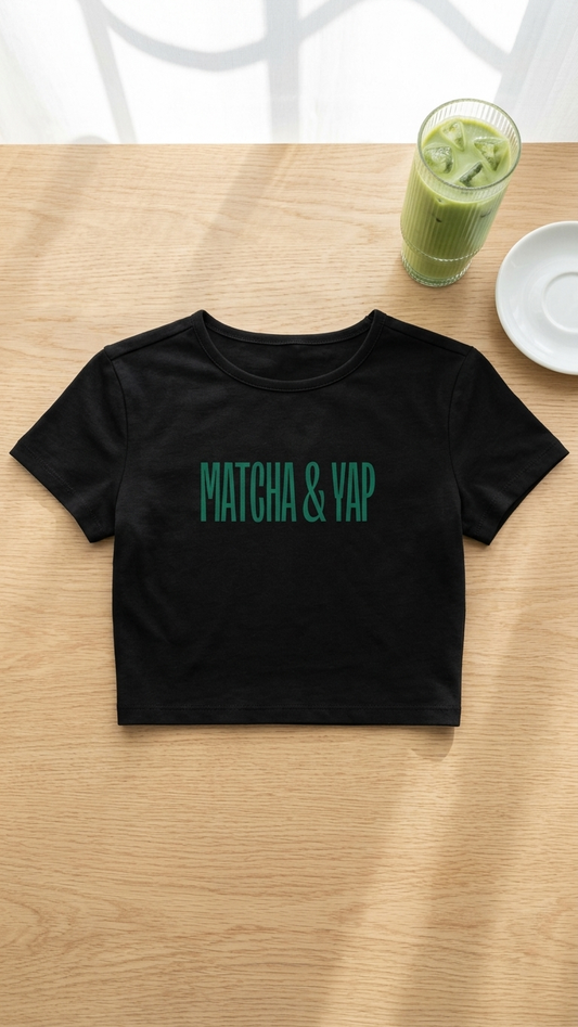Matcha and Yap Baby Tee